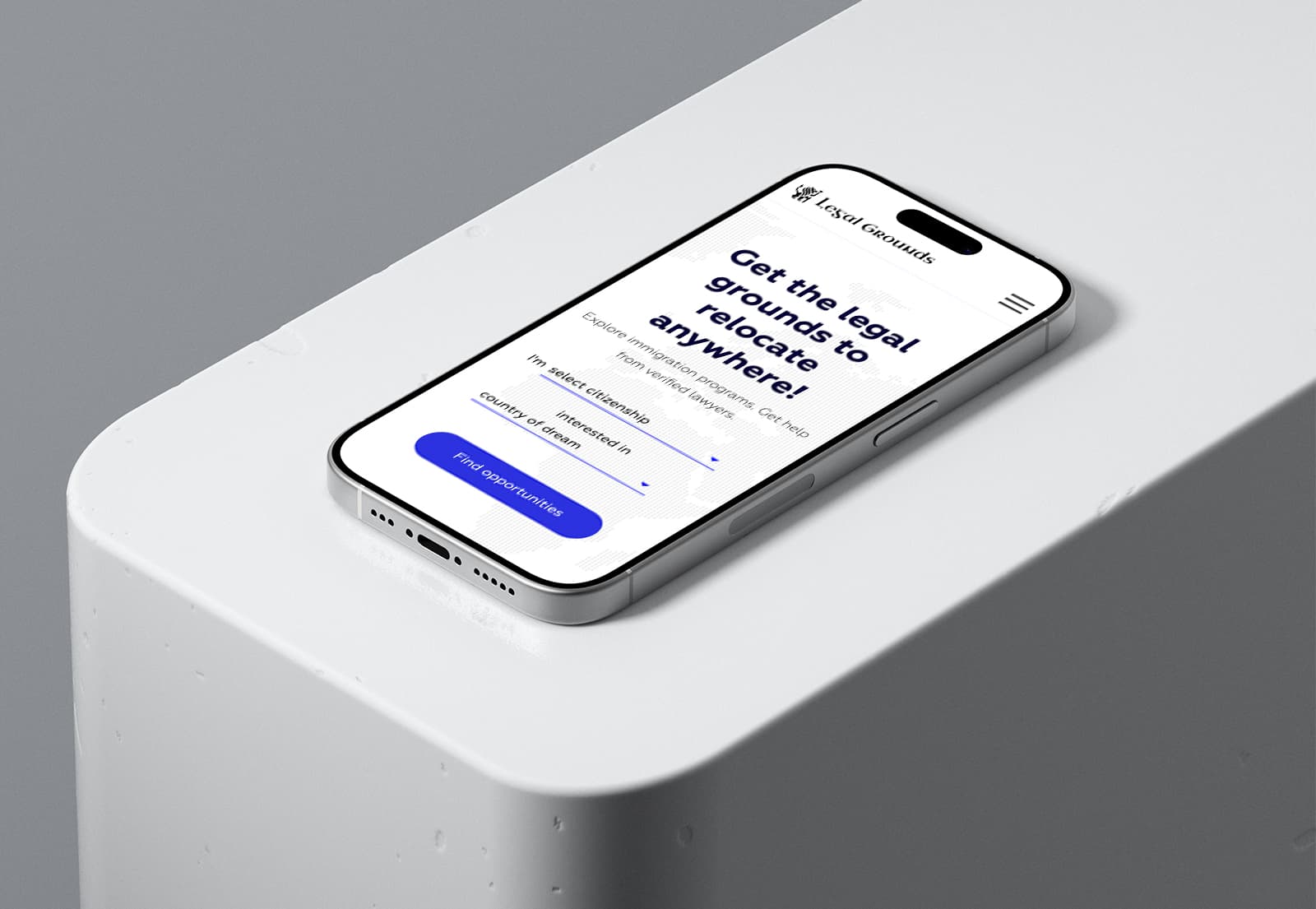 Design and development of the international immigration service LegalGrounds