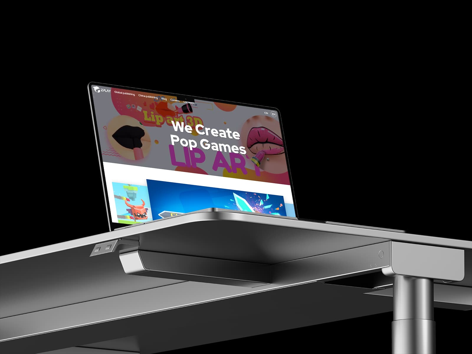 International mobile game developer Zplay: design and website development